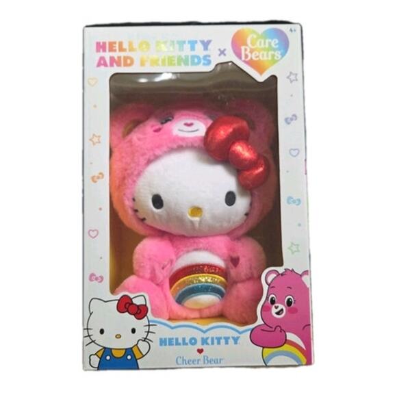Care Bear & Hello Kitty Toy Bundle - Hello Kitty BLDR Blocks & HK Cheer Bear NEW - Picture 2 of 5